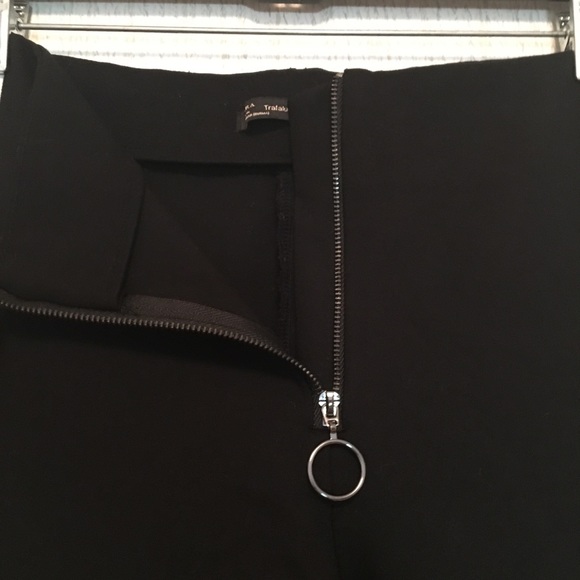 SOLD // ZARA Black Side Striped Pants - Picture 5 of 7